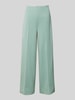 ICHI Wide Leg Stoffhose mit fixierten Bügelfalten Modell 'KATE' Mint Melange