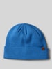 Barts Beanie van viscosemix, model 'WILLES' Blauw