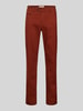 Brax Straight leg chino met paspelzak, model 'EVEREST' Roestrood