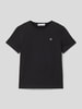 Calvin Klein Jeans T-Shirt mit Label-Stitching Modell 'MONO' Black