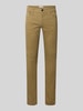 Jack & Jones Slim Fit Jeans mit Eingrifftaschen Modell 'GLENN' Beige