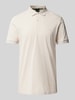 BOSS Green Poloshirt mit Label-Detail Beige