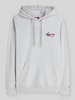 Tommy Jeans Bluza o kroju relaxed fit z czystej bawełny Jasnoszary melanż