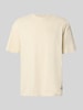 Les Deux T-Shirt mit Rundhalsausschnitt Modell 'Danton' Sand