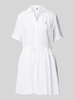 Tommy Hilfiger Ausgestelltes Hemdblusenkleid aus reinem Leinen Weiss
