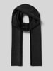 Christian Berg Men Sjaal met rafels Zwart