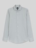 BOSS Slim Fit Businesshemd aus Baumwoll-Mix Modell 'HANK-SP' Gruen