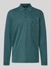 RAGMAN Regular fit poloshirt met borstzak, model 'Fineliner' Petrol