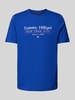 Tommy Hilfiger T-Shirt mit Label-Print Royal