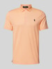 Polo Ralph Lauren Tailored Fit Poloshirt mit Label-Stitching Orange