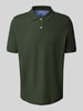Fynch-Hatton Regular Fit Poloshirt mit Logo-Stitching Dunkelgruen