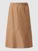 comma Midirok in leerlook   Beige