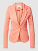 ICHI Blazer met reverskraag en structuurmotief, model 'KATE' Koraal