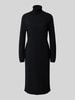 s.Oliver RED LABEL Slim Fit Strickkleid aus Viskose-Mix BLACK