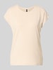 VERO MODA Loose Fit T-Shirt aus Viskose-Mix Modell 'LAVA' Ecru