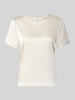 Weekend Max Mara t-shirt o kroju regular fit z satyny model 'GILBERT' Złamany biały