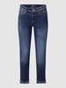 MAC Slim Fit Jeans mit Reißverschlusstasche Blau