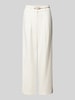 Christian Berg Woman Wide Leg Stoffhose mit Bundfalten Offwhite