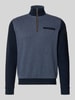 bugatti Sweatshirt mit Label-Details Marine