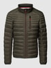 s.Oliver RED LABEL Steppjacke mit Stehkragen Oliv