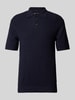 Jack & Jones Premium Regular Fit Poloshirt mit Strukturmuster Modell 'COOPER' Dunkelblau