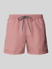PAUL SMITH Badehose mit Label-Patch Modell 'ZEBRA' Altrosa