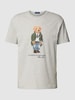 Polo Ralph Lauren Classic fit T-shirt met motiefprint Middengrijs