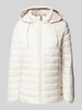 s.Oliver RED LABEL Slim Fit Steppjacke mit abnehmbarer Kapuze Offwhite