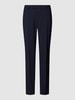 CG - Club of Gents Slim fit pantalon van jersey, model 'Cedric' Marineblauw