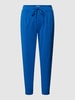 ICHI Stoffhose in verkürztem Design Modell 'Kate' Blau