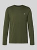 Marc O'Polo Shaped fit shirt met lange mouwen van puur katoen Olijfgroen