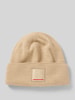 FIRE + ICE Strickmütze aus Schurwoll-Mix Modell 'TAREK' Sand