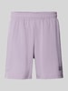 EA7 Emporio Armani Sweatshorts met elastische band Middengrijs