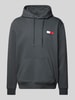 Tommy Jeans Hoodie mit Label-Print Modell 'ESSENTIAL' Anthrazit