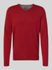 Fynch-Hatton Regular Fit Pullover mit Kaschmir-Anteil Modell 'Merino' Dunkelrot