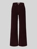ONLY Wide leg corduroy broek van katoenmix model 'HOPE' Prune
