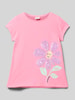 s.Oliver RED LABEL Regular Fit T-Shirt aus reiner Baumwolle Pink