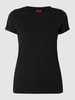 HUGO T-Shirt mit Rundhalsausschnitt Modell 'The Plain' Black