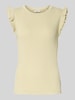 Marc O'Polo Denim Slim fit top van katoenmix Rietgroen