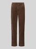 Selected Tapered Fit Cordhose aus reiner Baumwolle Modell 'LEROY' Schoko
