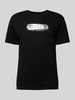 Guess T-Shirt mit Label-Details Black