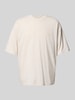 REVIEW Oversized T-Shirt mit Rundhalsausschnitt Ecru Melange
