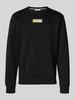 Jack & Jones Regular fit sweatshirt met logoprint, model 'Pan' Zwart