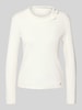 Marc Cain Longsleeve met ronde hals Offwhite