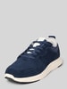 Marc O'Polo Lage sneakers van echt runderleer Marineblauw
