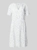 ONLY Tailliertes Sommerkleid aus reiner Viskose Modell 'ZALLY LIFE' Weiss