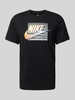 Nike T-shirt met labelprint Zwart