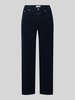 Closed straight fit jeans in ribfluweellook model 'Milo' Marineblauw