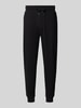 BOSS Relaxed Fit Sweatpants aus Baumwoll-Mix  Black