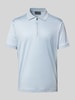 Emporio Armani Regular Fit Poloshirt mit Logo-Badge Hellblau